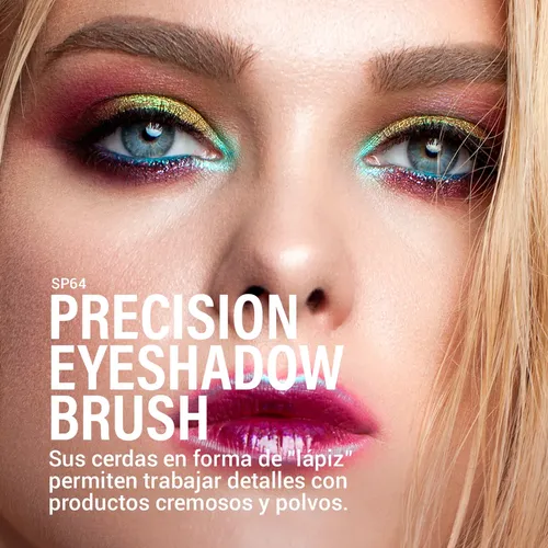 Pincel Para Maquillaje Ojos Precision Sintetico Sp64 Idraet