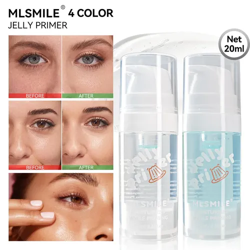 Prebase De Maquillaje En Gelatina De 4 Colores De Larga Dura