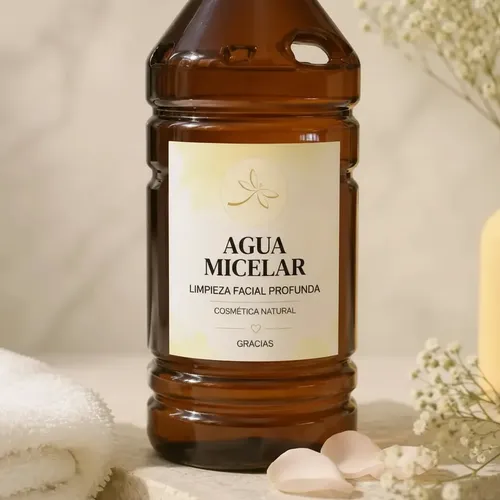 Agua Micelar De Rosas 1 Litro Pura Y Natural