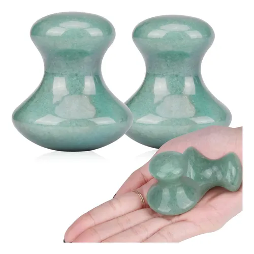 Herramienta De Masaje Facial Ideayard Mushroom Gua Sha Jade,