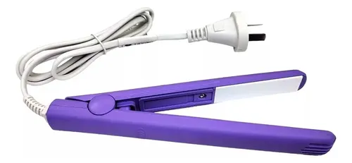 Planchita de Pelo Mini WIMPORT para Viaje y Flequillo con Estuche
