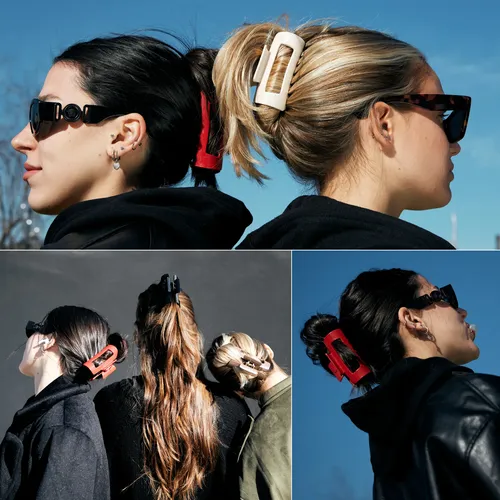 Broche De Pelo Flexible X2 Con Agarre Fuerte Mouchis