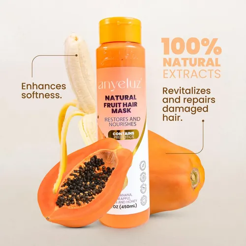 Mascarilla Capilar Anyeluz, Cóctel De Frutas Naturales Para