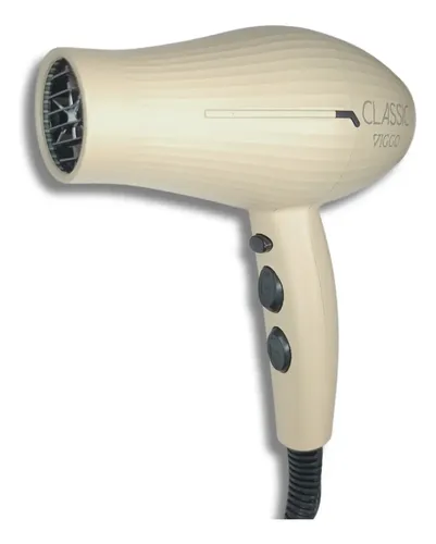 Secador De Pelo Viggo Classic Colores Profesional 2200w Color Blanco
