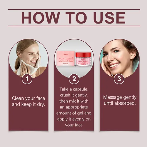 Hidratante Facial En Cápsula De Tomate Hoygi Para Hidratar Y