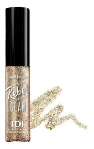 Idi Make Up Delineador Glitter Rebel Glam 03 Paillet Gold Color Dorado