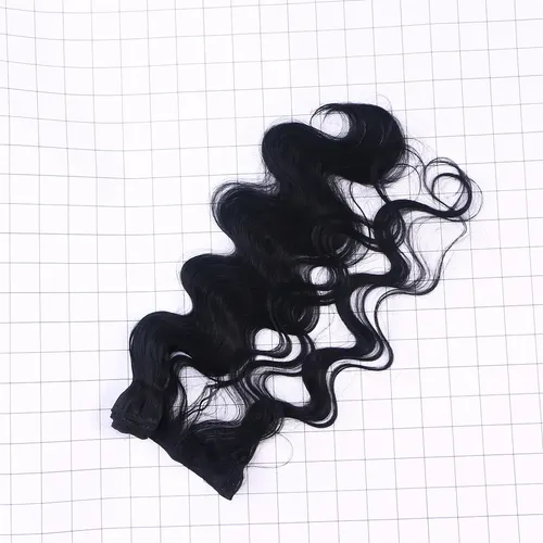 Extensiones De Cabello Humano Negro Sin Caída, Ligeras