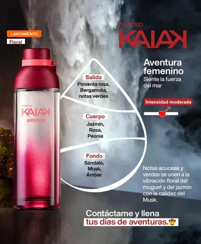 Natura Kaiak Aventura Mujer 100 Ml Eau De Toilette Spray