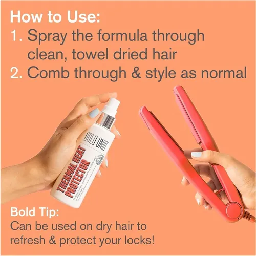 Spray Protector Térmico Para Cabello Bold Uniq 230°c