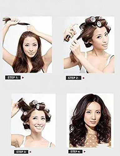 Rulos Para Cabello Kamay’s Autoadheribles 12 Unidades