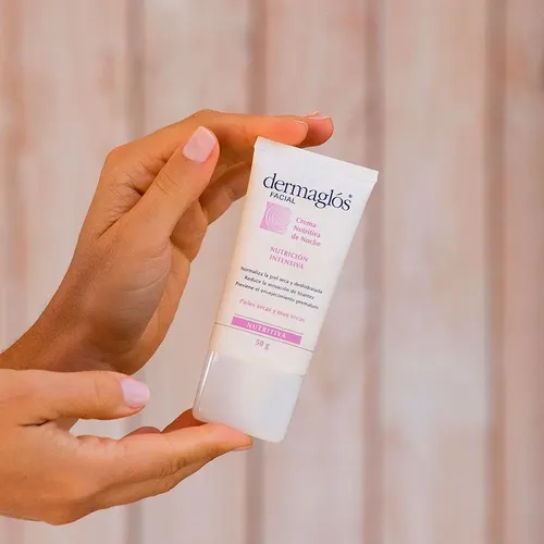 Dermaglos Facial Crema Nutritiva De Noche Piel Seca 50g
