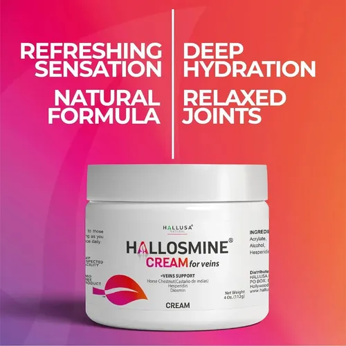 Crema Para Venas Hallosmine 113g – Diosmina, Hesperidina
