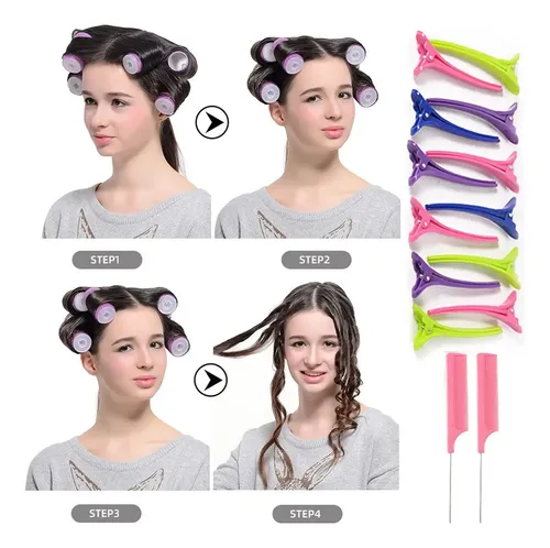 M Ruleros Plásticos Para Cabello, 50 Unidades Mm