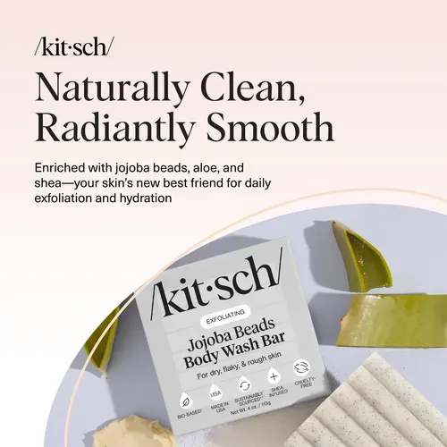Barra De Baño Kitsch Con Perlas De Jojoba, Manteca De Karité