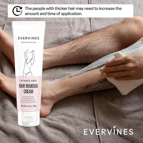 Crema Depilatoria Indolora Para Mujeres Evervines 119g
