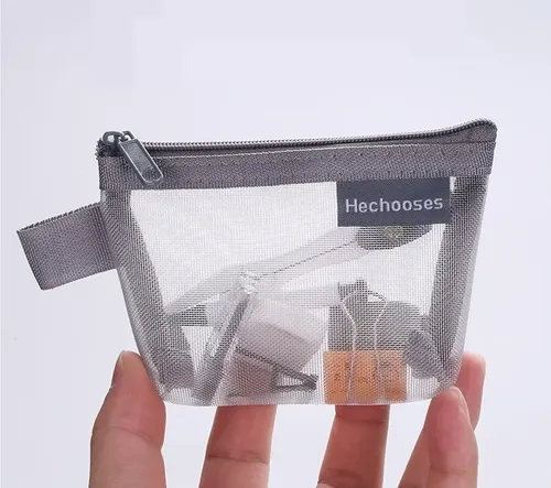 Bolso Cosmético Del Maquillaje Del Bolso De La Gris/2pzs ..