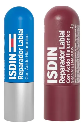 Isdin Kit Labios Hidratados + Color Granate