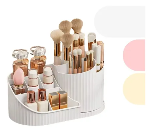 Organizador De Maquillaje Giratorio De Escritorio