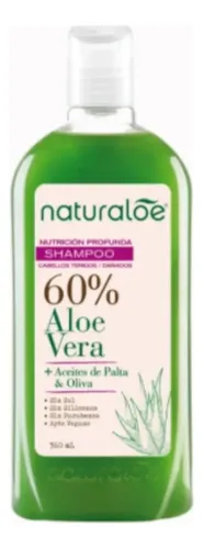 Naturaloe Shampoo Nutricion Profund Pelo Teñido Dañado 360ml