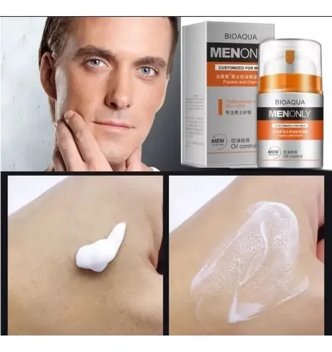 Crema Facial Blanqueadora Hidratante Hombre Antiarrugas Bio