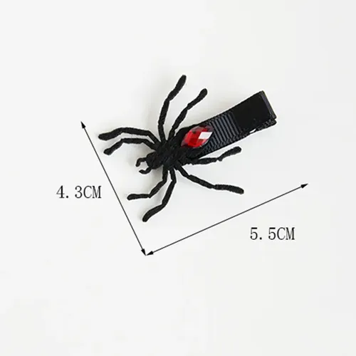 Pinza De Pelo Gótica Con Forma De Araña Negra For Niña, Con