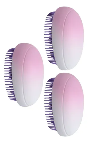 Cepillo Para Cabello Seco Y Húmedo, 3 Piezas, Desenredando C