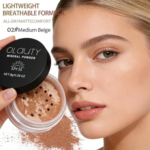 Polvo Mineral Spf 35 Lingyun #2 Medium Beige