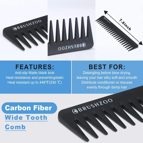 Set De Cepillos O Brushzoo Deangler Para Cabello Rizado Con