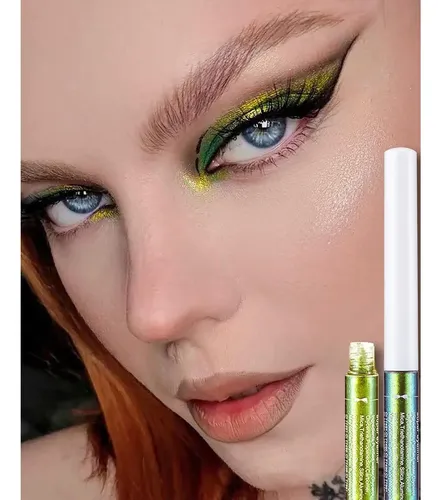 Liner Líquido Multichrome Chameleon 6 Colores Con Purpurina