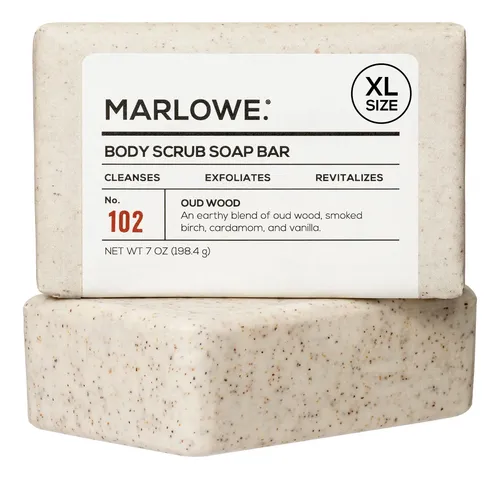 Jabón Exfoliante Corporal Marlowe. Madera De Oud No. 102, 20
