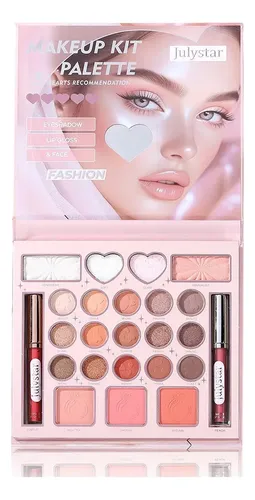 Julystar Paleta 24 Ojos Rubor Iluminador Brillante Escenario