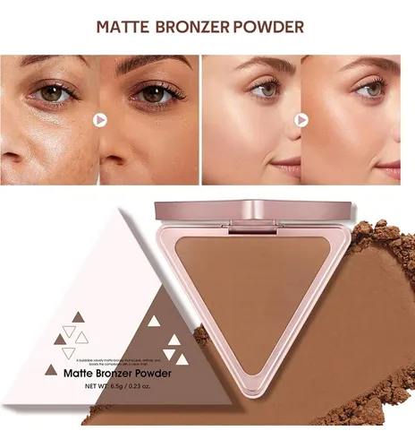 Polvo Bronceador Mate Maepeor 5 Tonos Natural Duradero