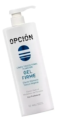 Opción Gel Firme Húmedo Profesional Peinados Salón 660gr