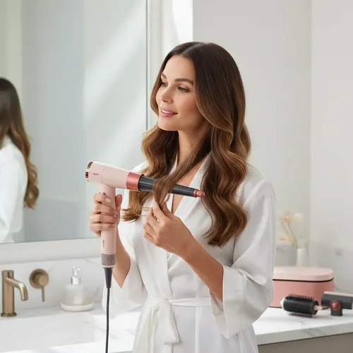 Secador De Pelo Dyson Airwrap Hs08 1300w A Rosa