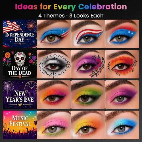 Paleta De Sombras Ucanbe 12 Colores, 8+2 G, Variación 08