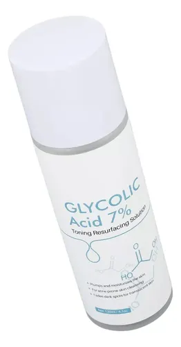 Tónico De Ácido Glicólico, 120 Ml, Hidrata Al 7% Y Reduce Lo