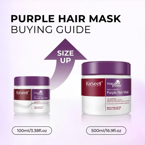 Xxmascarilla Karseell Purple De 100 Ml Para Cabello Rubio Pr