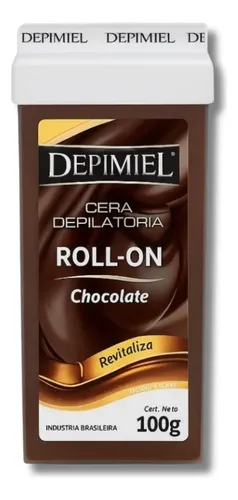 Cera Depilatória Depimiel Chocolate Roll-on Recambio 100g