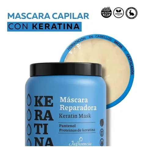 Kit 3 Máscaras Influencia 250g Extra Ácida, Argán, Keratina