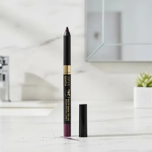 Lapiz Delineador En Gel Power Stay Ojos Avon 24hs Color Rubí Vivo