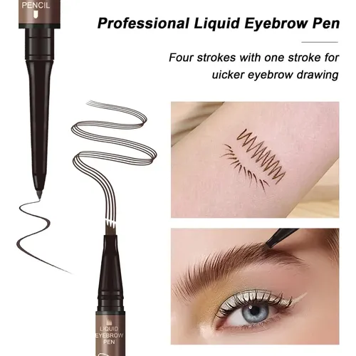 Lápiz Microblading Cejas Profesional Negro 3d