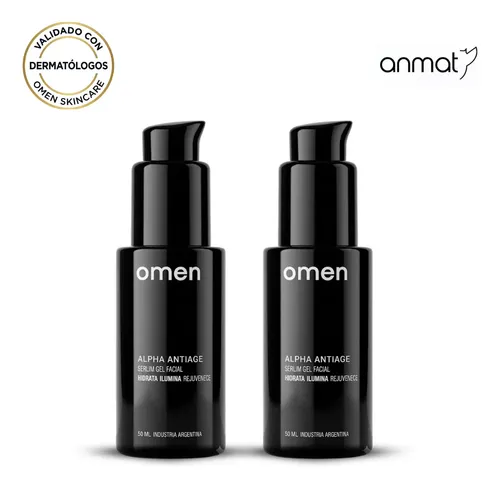 (x2) Serum Facial Antiage Para Hombre Omen 50 Ml