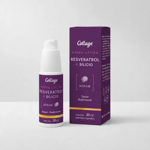 Serum Resveratrol + Silicio Antioxidante Elastic Uva Collage Momento De Aplicación Día/noche Tipo De Piel Todo Tipo De Piel