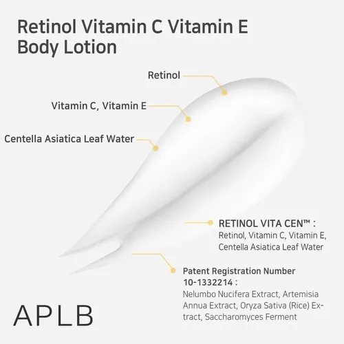 #aplb Retinol Vitamina C Vitamina E Loción Corporal Retinol Vita/