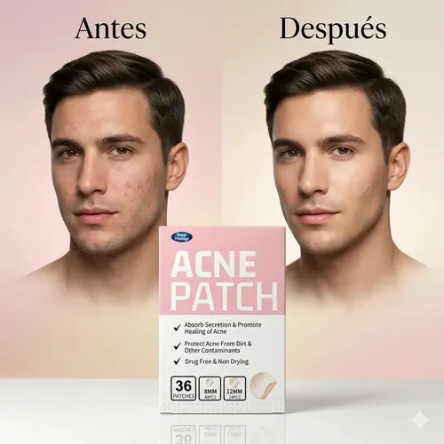 36 Parches Anti Acne Patch Granos Puntos Negros Dia Y Noche Todo Tipo De Piel