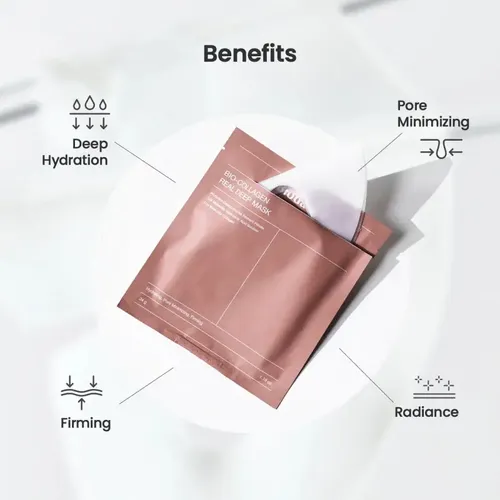 Bio Collagen Real Deep Mask Box X4 Unidades Caja Cerrada