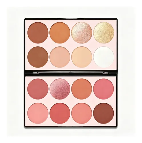 Paleta 16 Tonos: Contorno, Rubor, Bronceador Set1