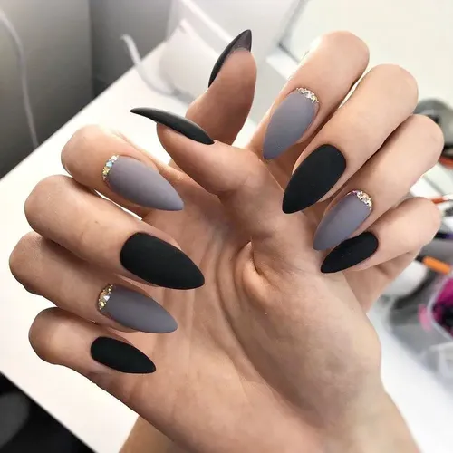 Tips Stiletto Blancos X 100 Uñas Gel Sonrisa French U31