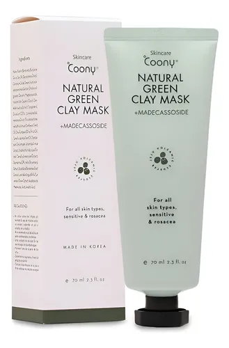 Coony Natural Green Clay Mask Mascarilla De Arcilla Rosácea