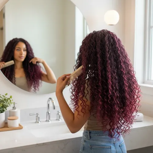 Cortina De Pelo Rizado Orgánico 4,50 Metros 1b/bug Lefemme